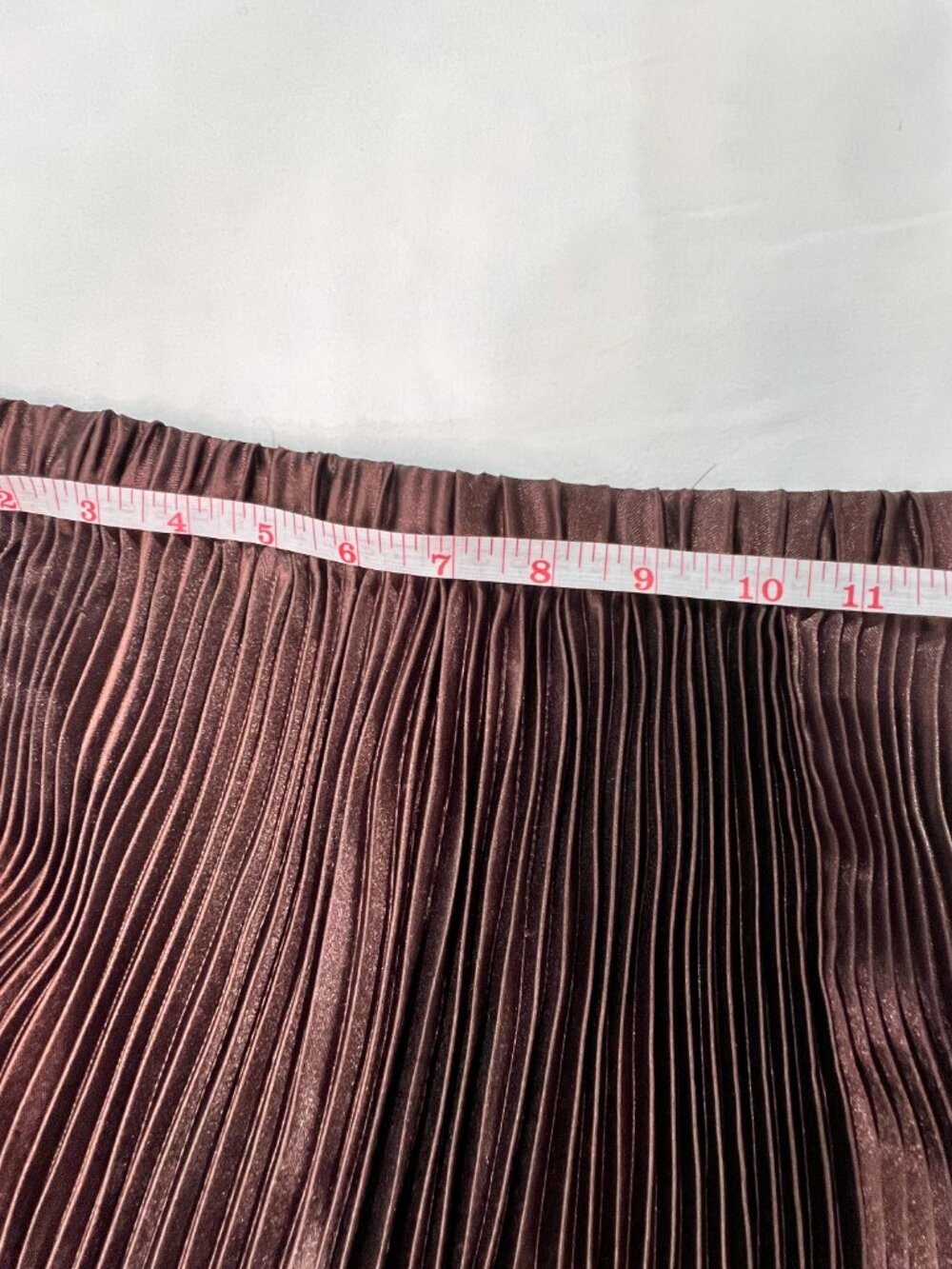 Cachet Brown Accordion Pleated Origami Maxi Skirt Size M - Picture 2 of 5